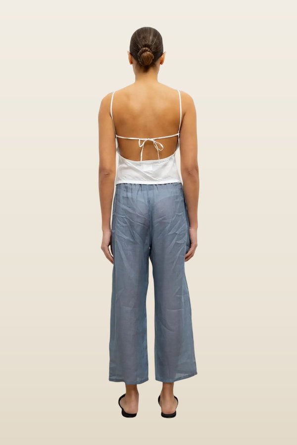 Niko Crop Pocket Pant — model back