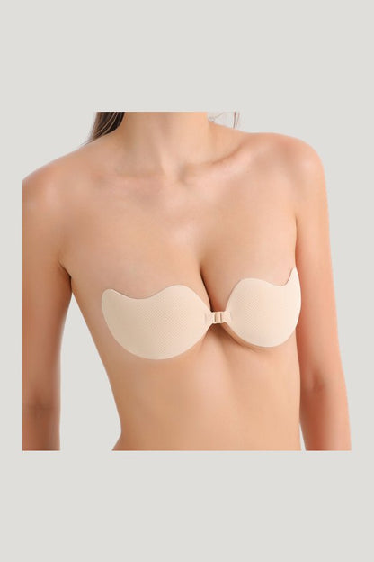 Nippies Flex Bra - Stick-On Strapless Bra for Women — model front
