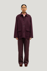 Noah Button Down Jacket — model front