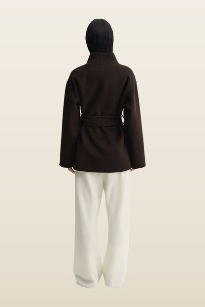 Noorie Doublé Coat, — model back