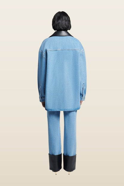 Beaux - Denim shirt - Mid — model back