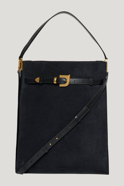Harmonica Maxi - Suede bag — extra