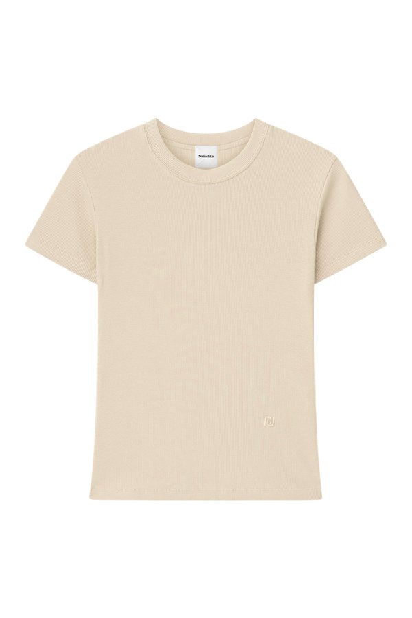 Axton - T-shirt - Creme — packshot