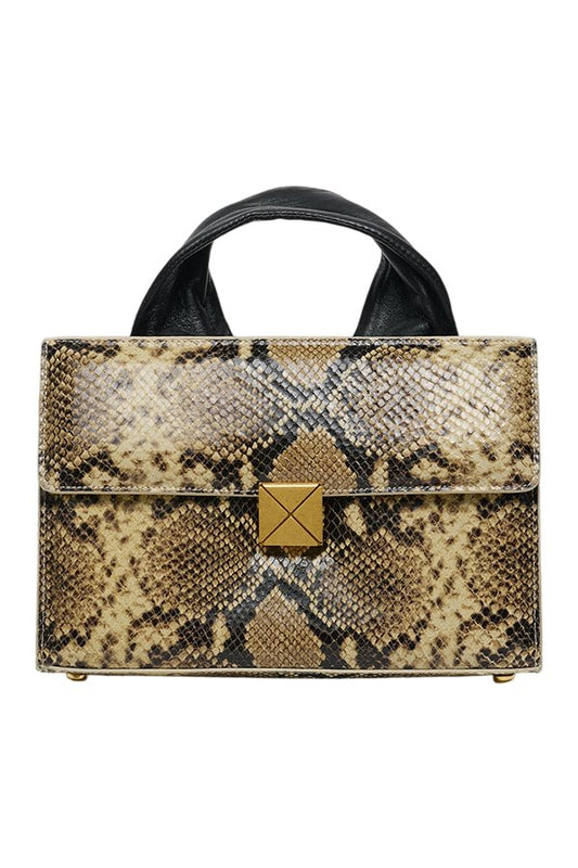 Sandi Lock - Embossed leather bag - Snake — packshot