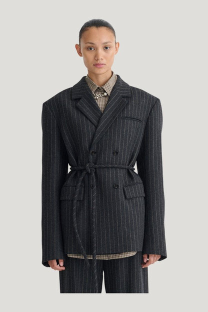 Osono - Pinstripe wool blazer — carry 3