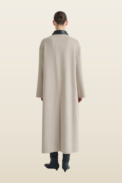 Rowina - Regenerated leather coat — carry 4