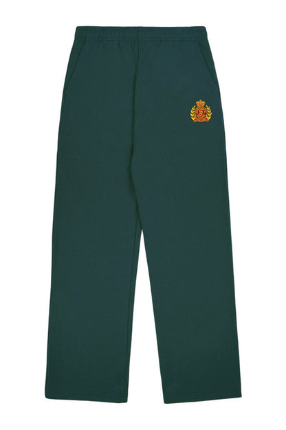 NY Crest Embroidered Wide Sweatpant - Forest — packshot