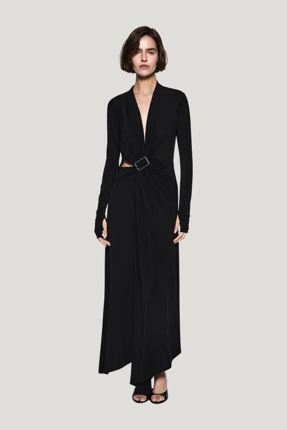 Ona Long Sleeve Dress — model front