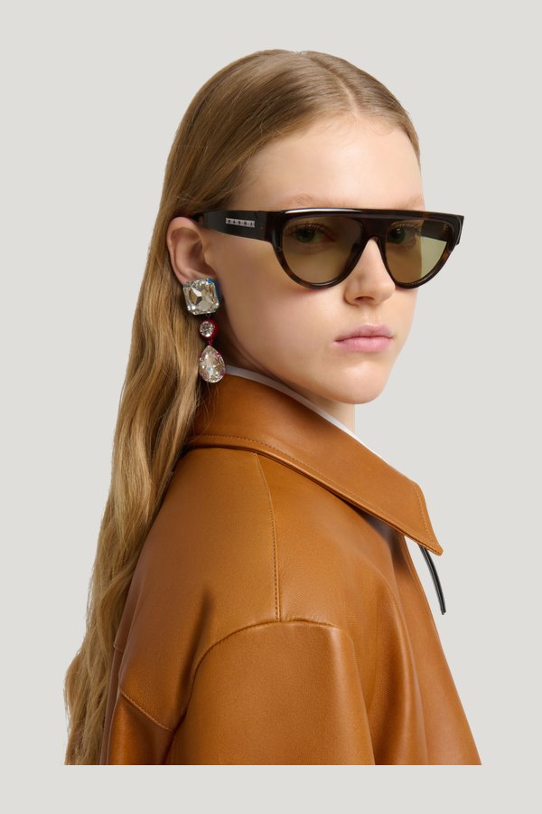 Havana Zimura sunglasses — model front