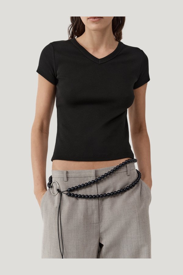 Organic Cotton V Neck Tee — carry 2