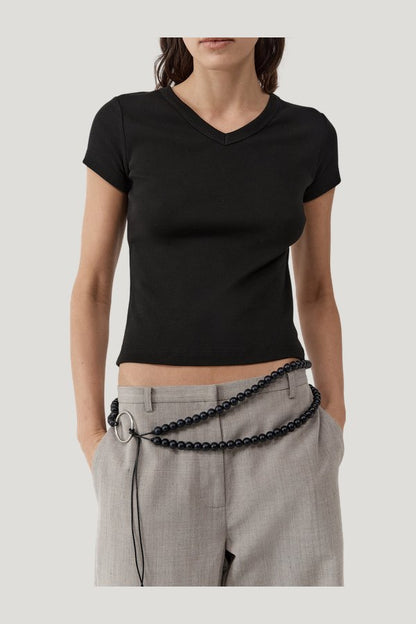 Organic Cotton V Neck Tee — carry 2
