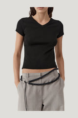 Organic Cotton V Neck Tee — carry 2