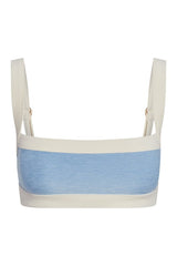 Outpost Bra - Heather Sky/Ivory — packshot