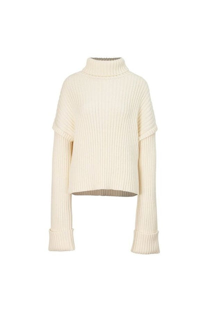 Oversized Ribbed Wool Sweater — packshot