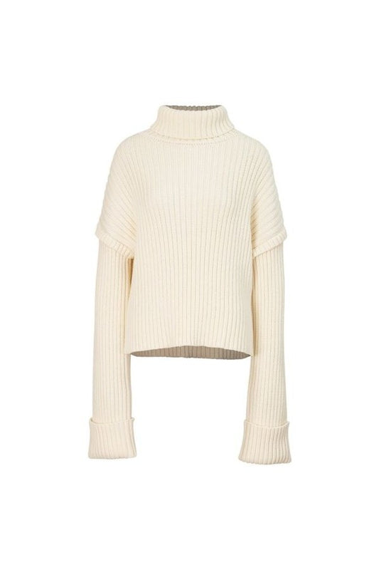 Oversized Ribbed Wool Sweater — packshot