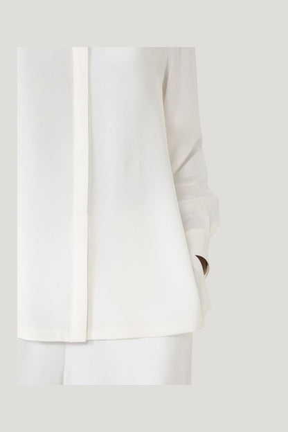 Silk crepe de chine shirt — carry 3