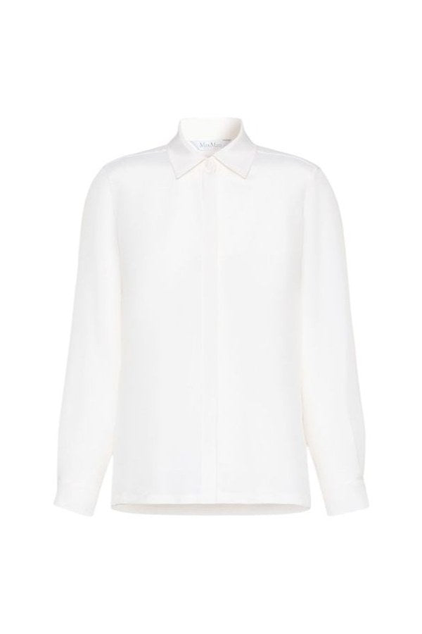 Silk crepe de chine shirt — packshot