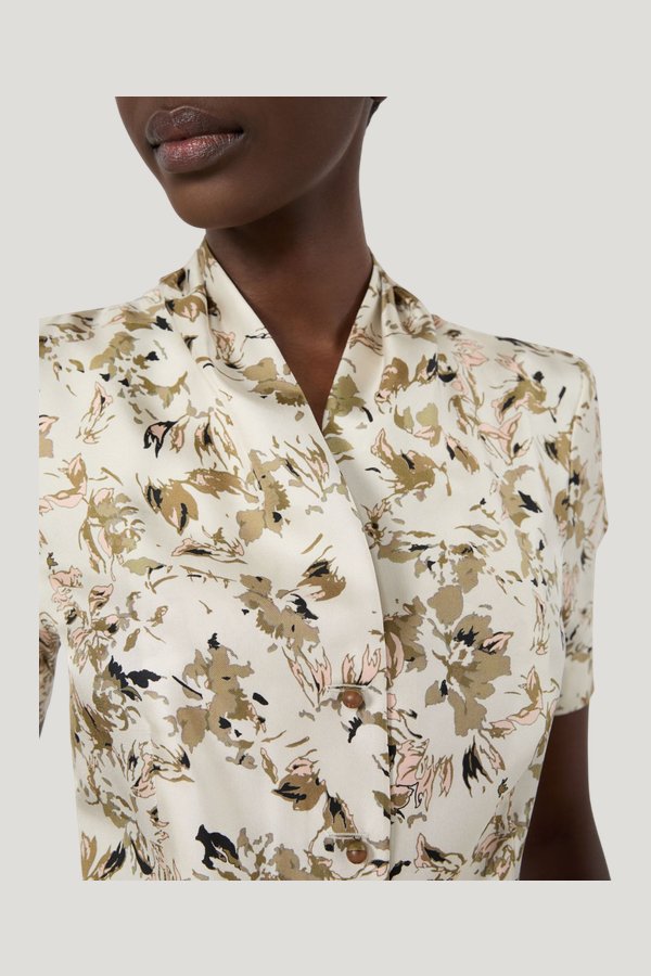 Printed silk twill shirt — carry 3