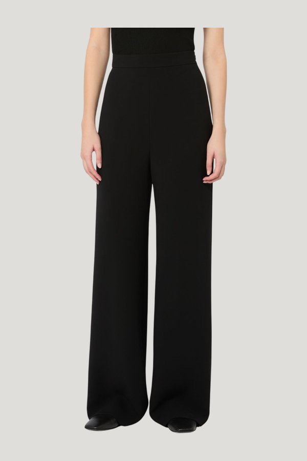Cady wide-leg trousers — model side