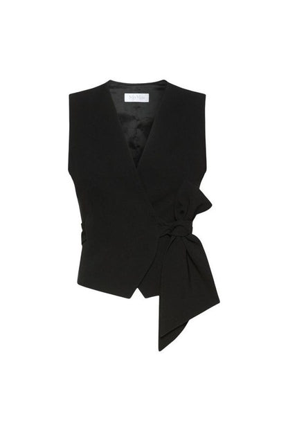 Compact cady cropped gilet — packshot