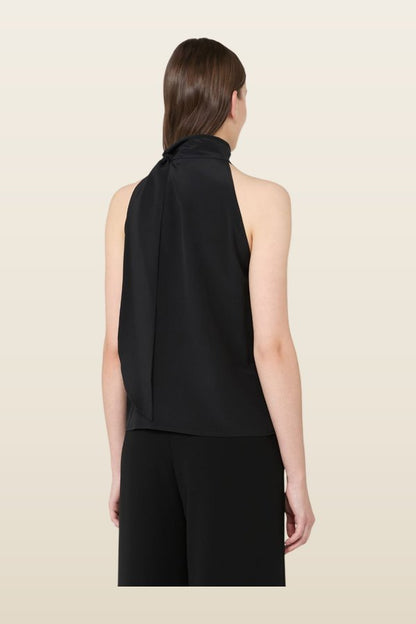 Sleeveless crepe de chine top — carry 4