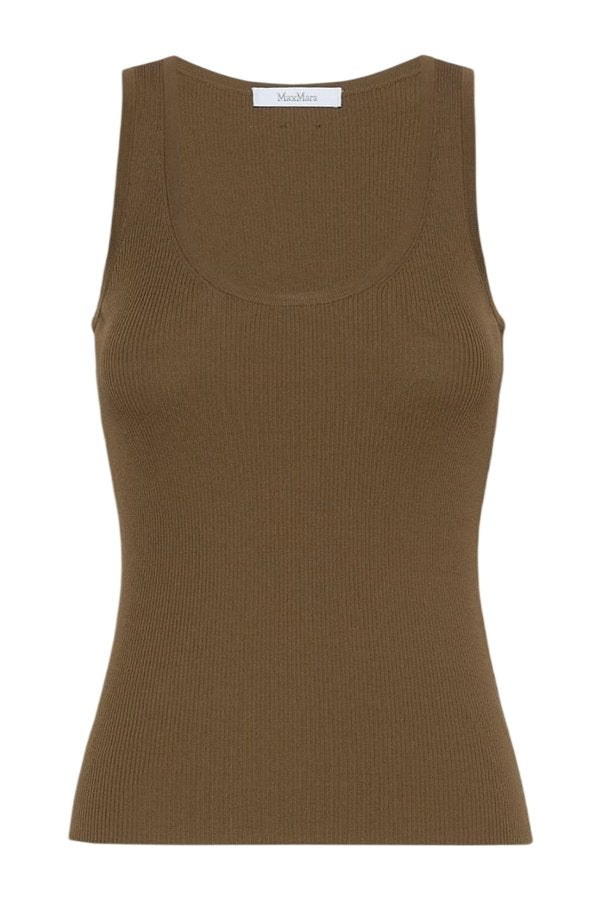 Close-fitting viscose crêpe jumper — packshot