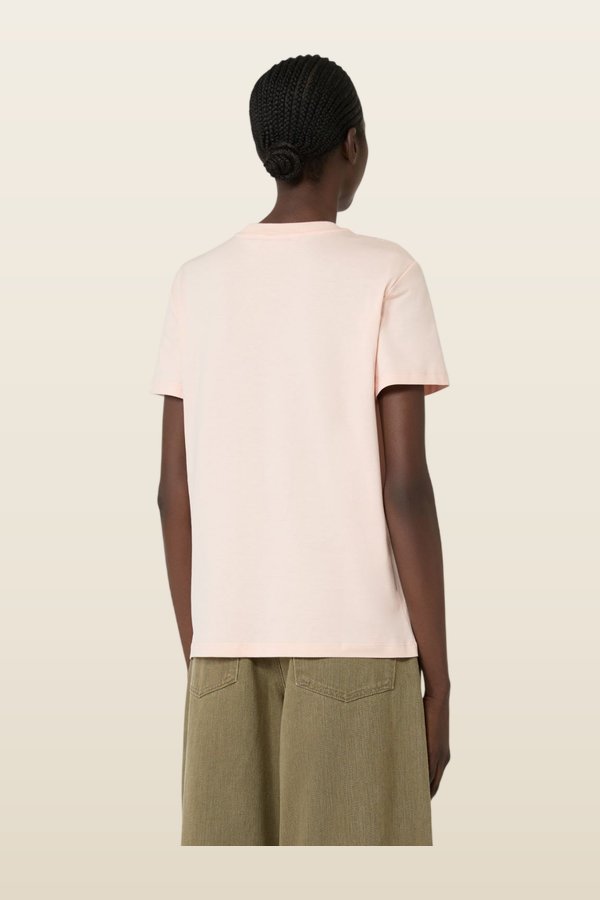 Cotton jersey T-shirt — model back
