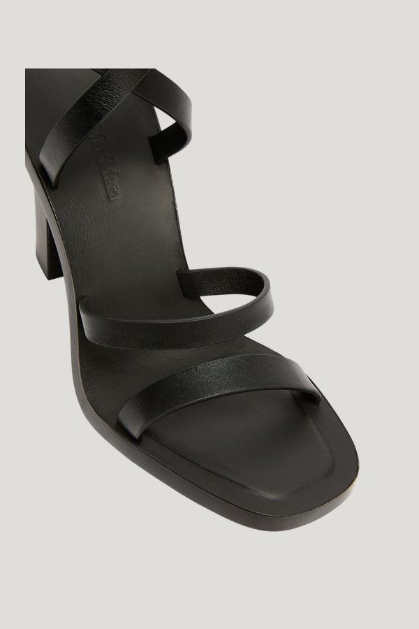 Leather sandals — model side