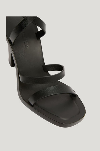Leather sandals — model side