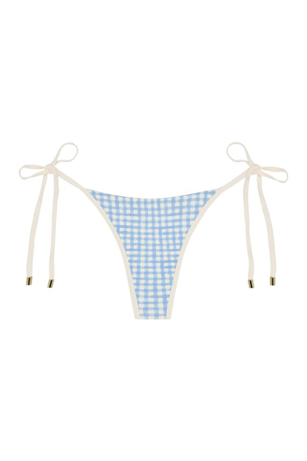 Palma Thong Colorblock - Sky Gingham — packshot