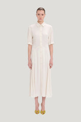 Panelled Midi Dress — model front
