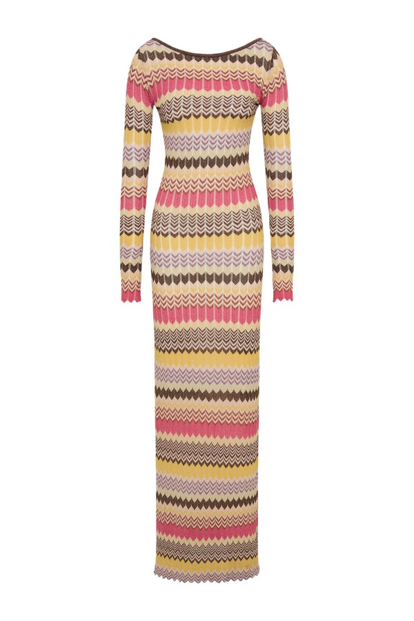 Pedro Maxi Dress Perla Stripe — packshot
