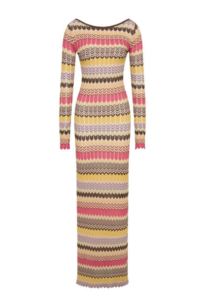 Pedro Maxi Dress Perla Stripe — packshot