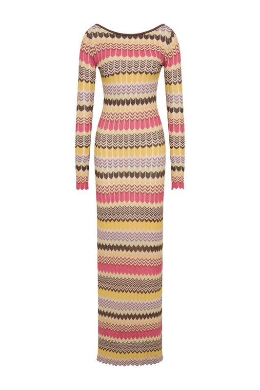 Pedro Maxi Dress Perla Stripe — packshot