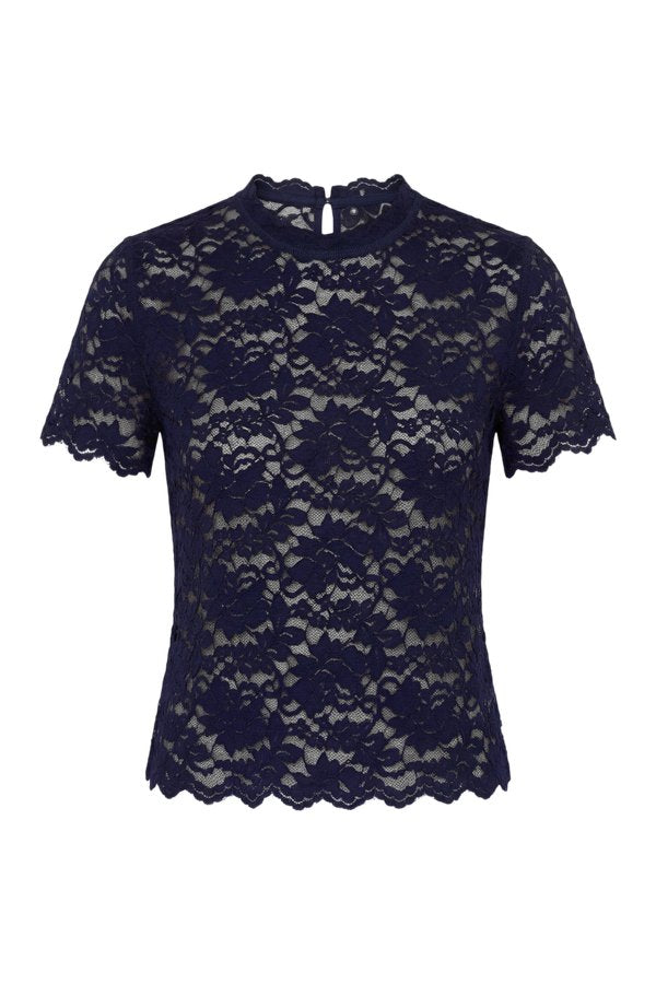 Perfect Short Sleeve Lace Top — packshot
