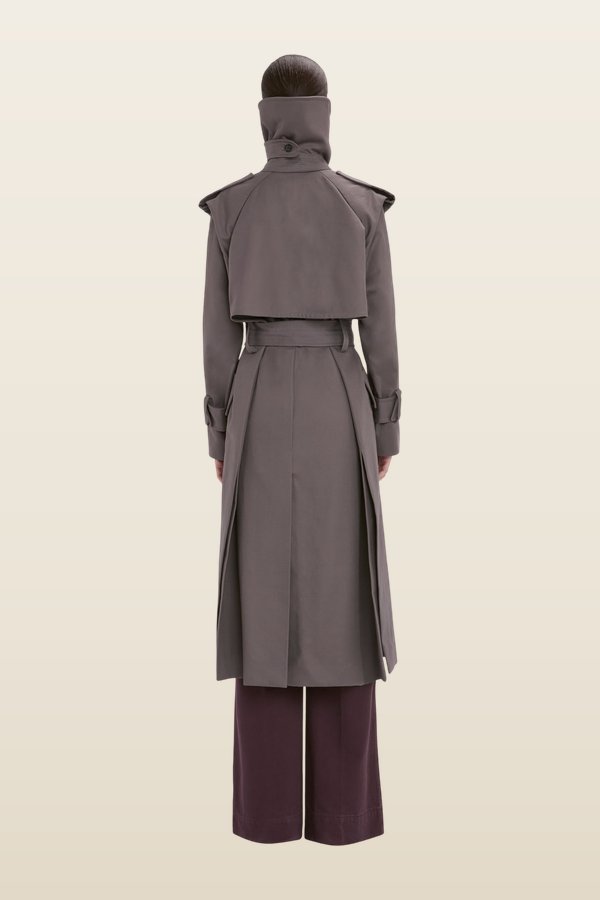 Philippa Trench Coat — model back