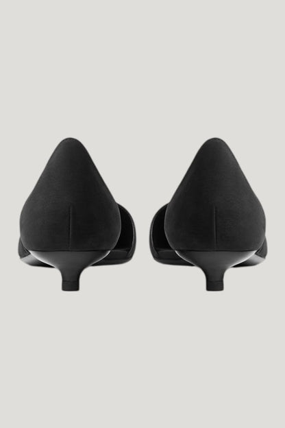 Pirrie Pump Black Nubuck Leather — extra