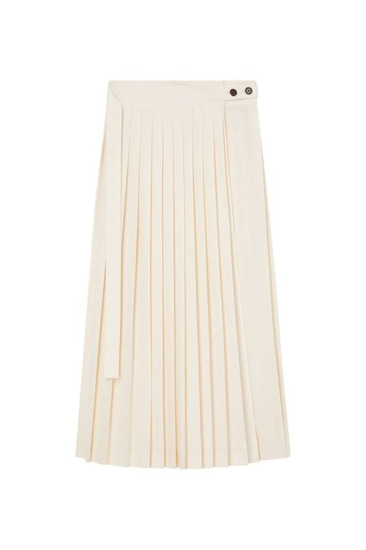 Plissé wrap skirt — packshot