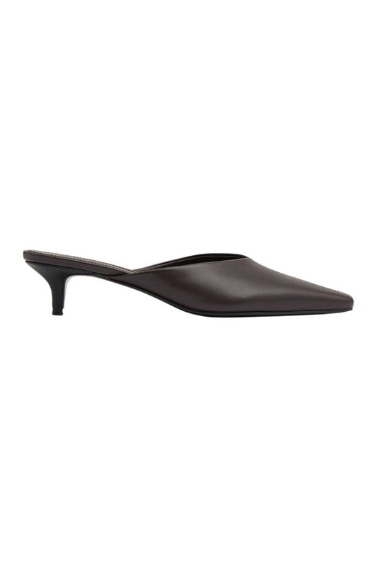 Pointed Mule Heel - Coffee — packshot