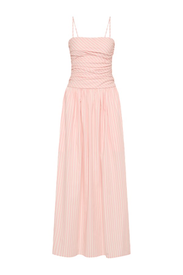 Portlligat Maxi Dress Carmen Stripe Peony — packshot