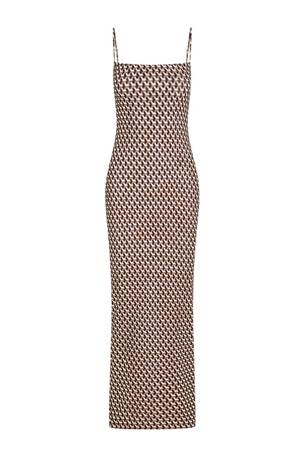 Provence Dress - Husk Geo — packshot