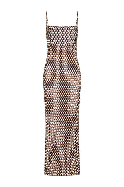Provence Dress - Husk Geo — packshot