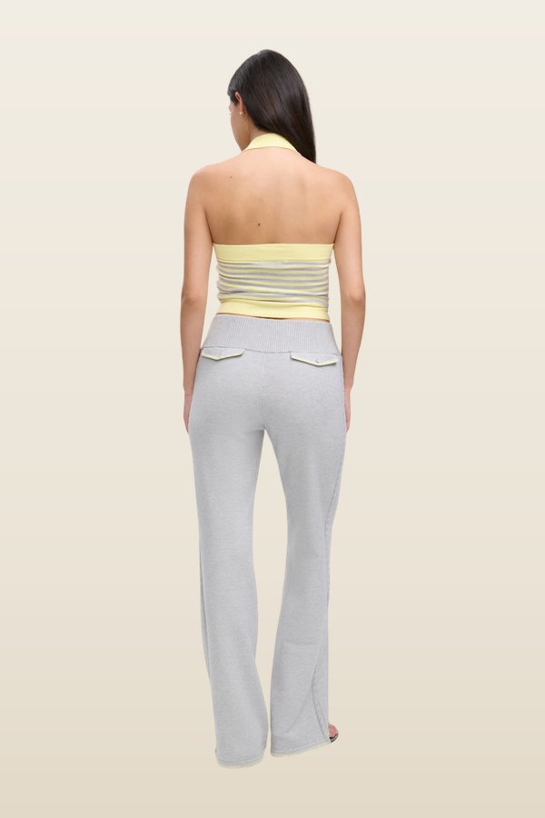 Quinn Knit Pants - Echo — model back