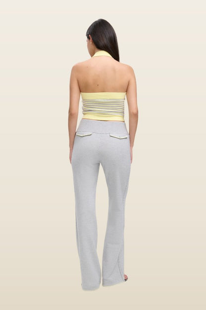 Quinn Knit Pants - Echo — model back