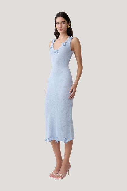 Rachael Knit Midi Dress — model side