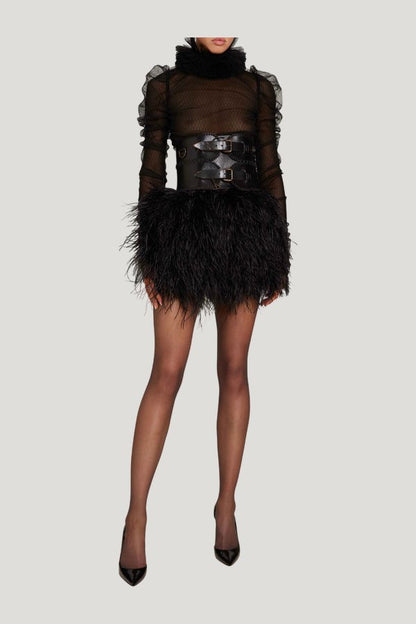 Raven Skirt — model front