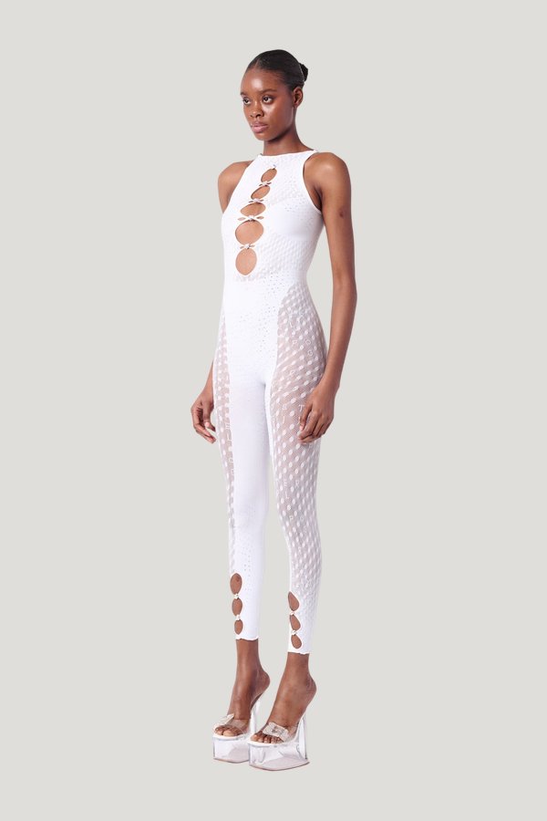 Rhinestoned Janice Jumpsuit Optic — carry 3