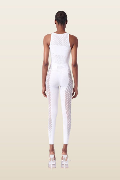 Rhinestoned Janice Jumpsuit Optic — carry 4