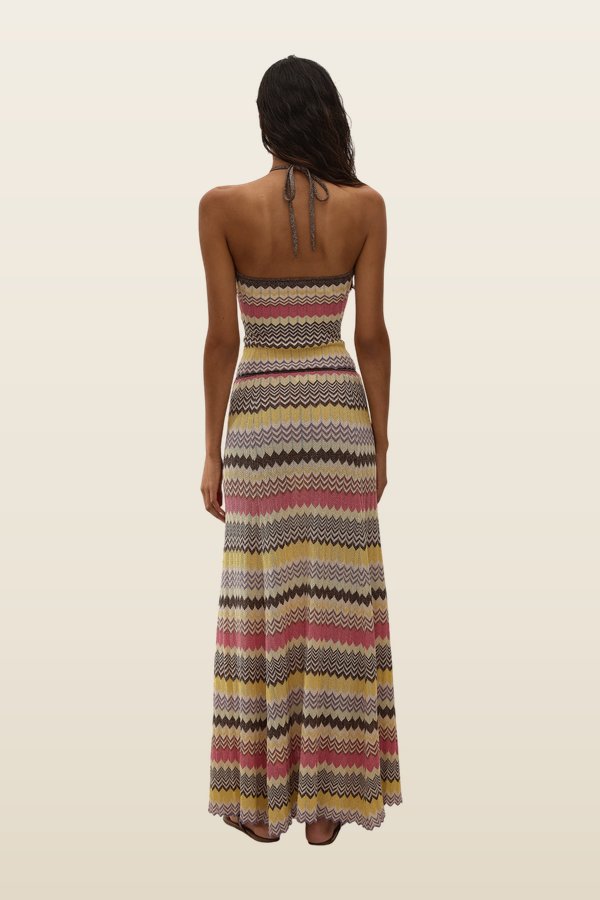 Ria Skirt Perla Stripe — model back