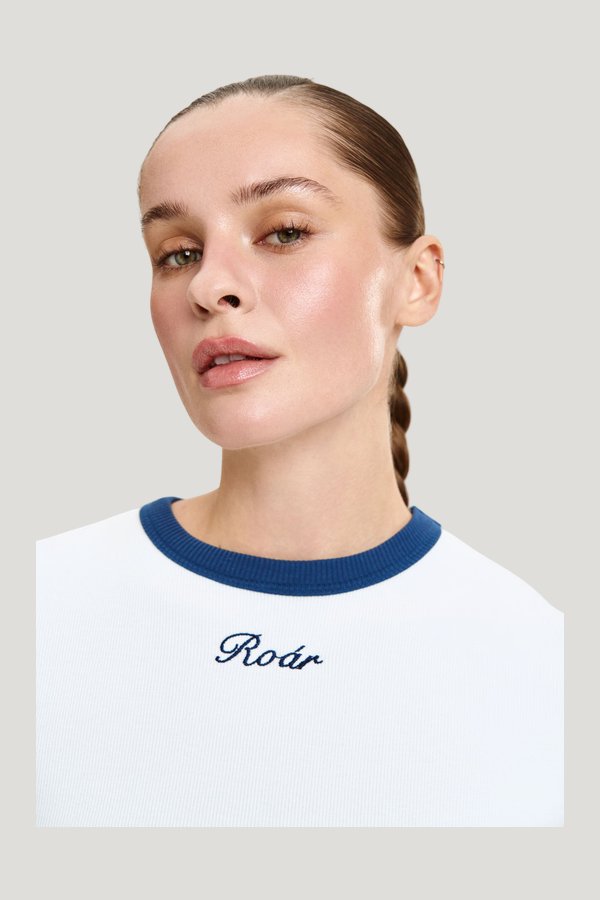 Ribbed T-Shirt — model side